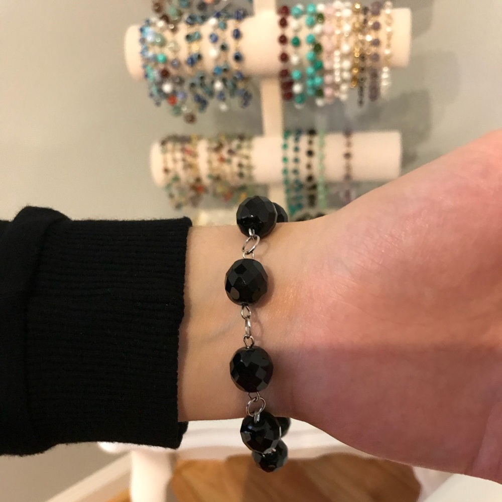 Black Crystal Bracelet